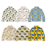 Preorder MOQ 5 pcs Each Style Truck Car Zipper Kids Boys Pullover Shirt