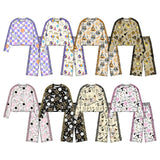 Preorder MOQ 5 pcs Each Style Happy New Year Stripe Yoga Girls Set-2026.8.20