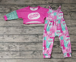 GLP0708 Barbie Jumpsuit 2 pcs Girl's Set