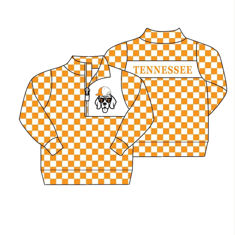 MOQ 5 pcs Custom Style Each Style TENNESSEE Pullover Ziper Shirt Top