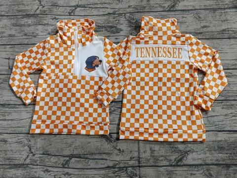 MOQ 5 pcs Custom Style Each Style TENNESSEE Kids Pullover Ziper Shirt Top