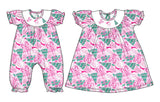 Preorder MOQ 5 pcs Each Style Christmas Smocked Santa Kids Matching Clothes