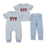 Embroidery Crawfish Kids Matching Clothes