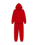 MOQ 5 pcs each Custom Style Solid Color Hoodie Boy's Jogger Set