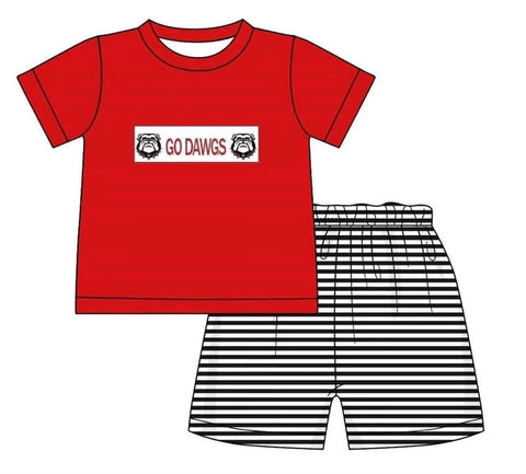 Deadline 05.10 Custom Style Go Dawgs Shorts Boy Set