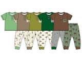 Preorder MOQ 5 Pcs Each Style Golf Cart Mallard Ducks Boys Set