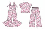 Preorder MOQ 5 pcs Each Style Easter Bunny Camo Pink Kids Matching Clothes