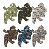 Preorder MOQ 5 Pcs Each Style Hunting Camo Branches Coat Boys Jogger Set