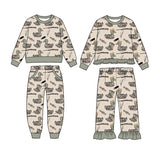 Preorder MOQ 5 pcs Each Style Duck Hunting Cmao Kids Matching Clothes