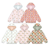 Preorder MOQ 5 pcs Each Style Pumpkin Bows Ruffles Cute Kids Girls Hoodie Coat