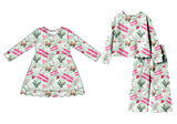 Preorder MOQ 5 pcs Each Style Hunting For Love Scallop Edge Kids Matching Clothes