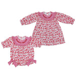 MAMA'S BESTIE Smocked Kids Sibling Matching Clothes