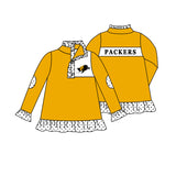 MOQ 5 pcs Each Style Custom Style Packers Team Pullover Top