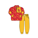MOQ 8 Pcs Each Style Custom Style University team USC Matching Kids Clothing
