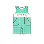 Preorder 12.30 SR2424 St. Patrick Dog Leaf Baby Boys Romper