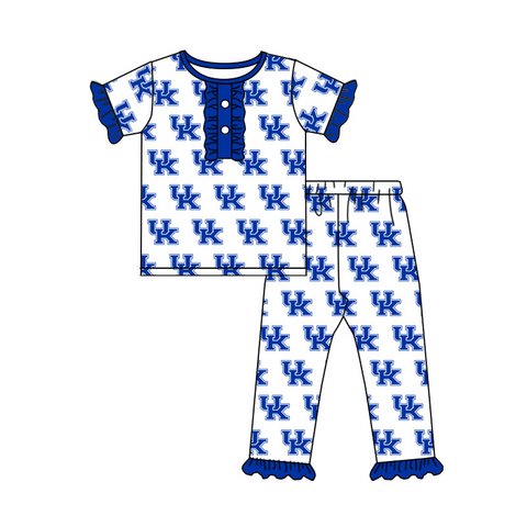 MOQ 8 pcs Custom Style UK Kids Pajamas set