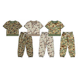 Preorder MOQ 5 Pcs Each Style Hunting Camo Boys Set