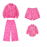 Preorder MOQ 5 pcs Each Hunting Pink Girls Clothes