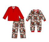 Preorder MOQ 5 pcs Each Style Christmas Santa HOHOHO Kids Matching Clothes