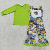 SALE 6 A18-16 Cartoon Overalls Outfits