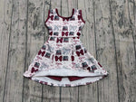 MOQ 5 pcs Custom Style ALABAMA Football Team Shorts Liner Girls Dress