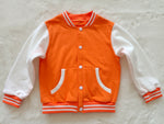 BT0268 Fashion Orange Boy's Baseball Coat