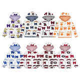 Preorder MOQ 5 pcs Each Styles School Team Mascot Bows Kids Girls Hoodie Coat Jacket
