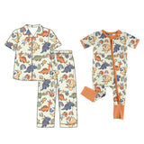 Preorder MOQ 5 pcs Each Style Easter Bunny Ears Pajamas Kids Matching Clothes
