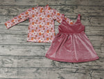 GLD0334 Pumpkin Golden velvet Girl's Dress Shirt