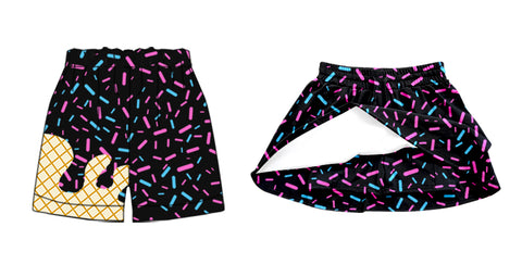 MOQ 8 pcs each style Custom Style Ice Cream Drip Sprinkles Pink Blue Matching Clothes