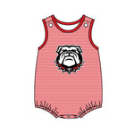 MOQ 5 pcs Custom Style University team Print Georgia Matching Kids Clothing