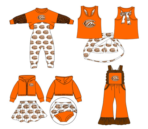 MOQ 5 PCS Each Style Custom style MUSTANGS Sister Macthes Clothes
