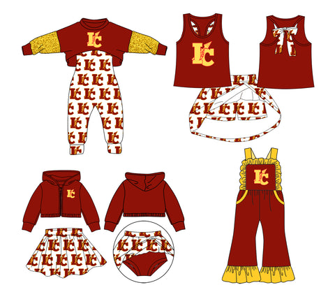 MOQ 5 PCS Each Style Custom style IC Sister Macthes Clothes
