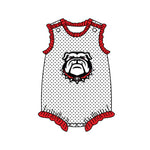 MOQ 5 pcs Custom Style University team Print Georgia Matching Kids Clothing