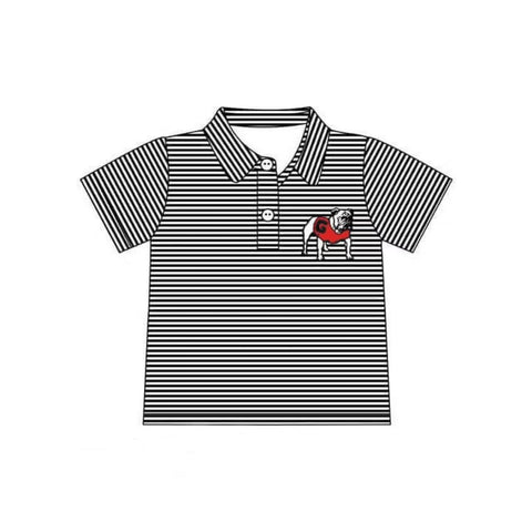 Deadline 05.29 Custom Style No MOQ Team Stripe Boy Shirt