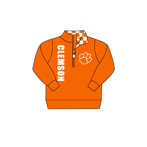 MOQ 8 pcs Custom Style No MOQ CLEMSON Pullover