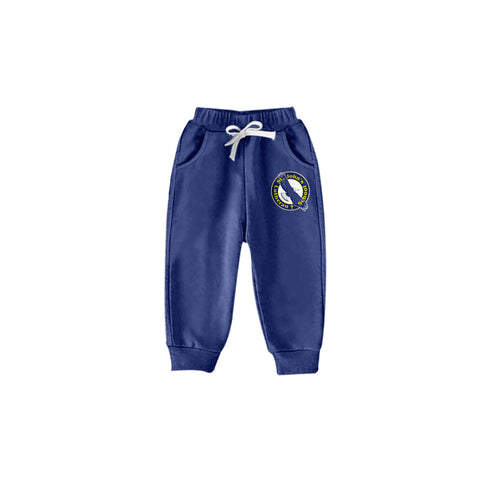 MOQ 8 pcs Custom Style University team Boy's Pants