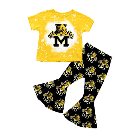 MOQ 8 pcs Custom Style University team Tiger M Girl Set