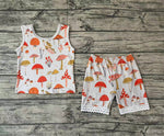 GSSO0346 Summer Mushroom Cute Girl's Shorts Set