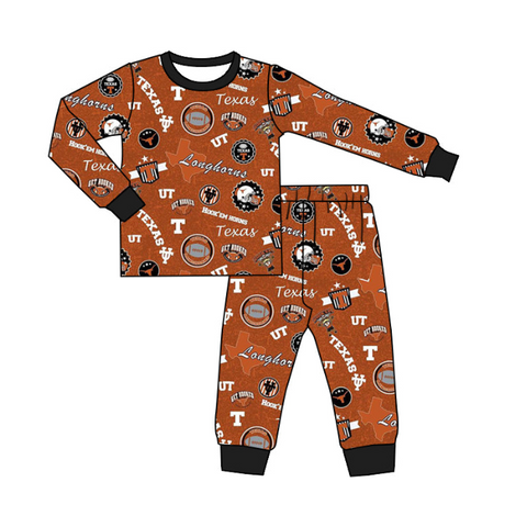 MOQ 8 pcs Custom Style Texas Girl Pajamas set
