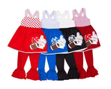 Preorder MOQ 5 Pcs Each Style Football Team Game Cheer Girls Outfits