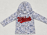 MOQ 5 pcs Each Custom Style School Team Camo Boys Men's Hoodie Pullover