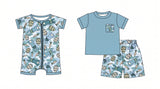 Preorder MOQ 5 pcs Each Style Easter Bunny Carrots Eggs Camo Kids Matching Clothes