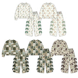 Preorder MOQ 5 pcs Each Style Mallard Ducks Camo Bows Kids Matching Clothes