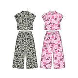 Preorder MOQ 5 pcs Each Style Hunting Cmao Mockneck Kids Matching Clothes