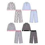 Preorder MOQ 5 pcs Each Style Leopard Zipper Pullover Girls Set Kids Matching Clothes