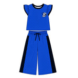 MOQ 5 pcs Custom Style Team Mascot Dots Girls Set