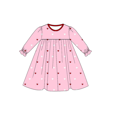 Preorder 10.15 MOQ 5 pcs GLD1352 Valentine's Day Love Girl's Dress