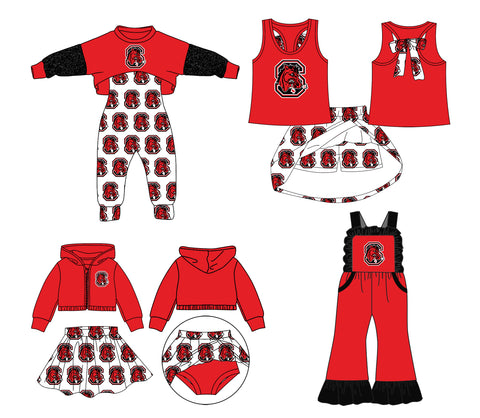 MOQ 5 PCS Each Style Custom style S Horse Sister Macthes Clothes