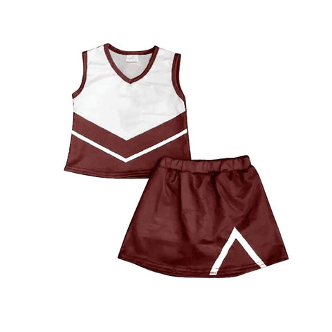 MOQ 8 pcs Custom Style Cheer Girl Skirt Set